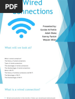 Wifi and Wireless Connection IT PRESENTAtION