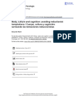 Body Culture and Cognition Avoiding Reductionist Temptations Cuerpo Cultura y Cognici N Sorteando Las Tentaciones Reduccionistas