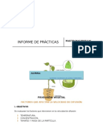 Informe de Practica de Fisiologia Vegetal