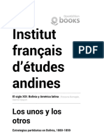 El Siglo XIX: Bolivia y América Latina - Los Unos y Los Otros - Institut Français D'études Andines