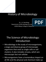 History of Microbiology