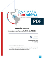 Estrategia para El Desarrollo Del Sector Tic 2025 Panama Hub Digital