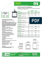 TPX Data Sheet - Esp PDF