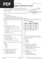 07 Dynamics-Newton's 1st Law