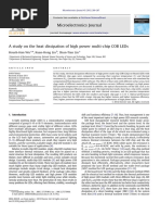 A Study On The Heat Dissipation of High Power Multi-Chip COB LEDs