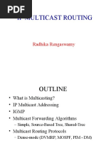 Ip Multicast Routing: Radhika Rengaswamy