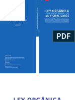 Ley #18695 Orgánica Constitucional Municipalidades de Chile