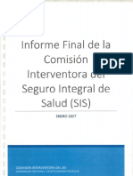 Informe Final de La Comision Interventora Del SIS PDF