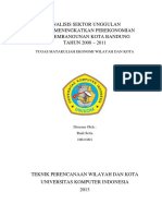 Analisis Sektor Unggulan Kota Bandung PDF