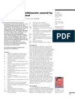 Assessment of Settlements Caused by Groundwater Control