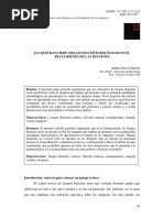 Jacques Rancière: Desajustes Metodológicos en El Tratamiento de Las Imágenes