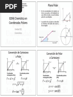 0204) Cinemática en Coordenadas Polares