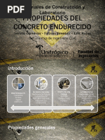 Propiedades Del Concreto Endurecido