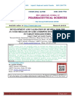 Development and Validation by RP-HPLC For The In-Vitro Release of Lercanidipine Hydrochloride in Tablet Dosages Form.