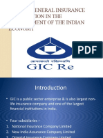 Role of General Insurance Corporation in The Development