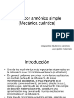 Oscilador Armónico Simple (Mecánica Cuántica)