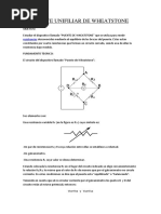 Puente Unifiliar de Wheatstone