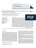 Coupled Multi-Body Dynamics and CFD For Wind Turbine Simulation Including Explicit Wind Turbulence