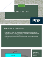 Home Fuel Cell: Presented By-Sampurnanand Mishra