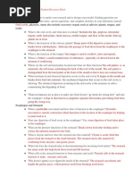 Digestive System Design Study Guide