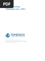 Troubleshooting - T24Updater Tool - V2.7-TAFJ