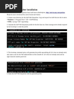 SAP Web Dispatcher Installation