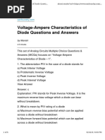 Questions & Answers On Diode Circuit