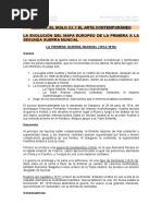 Tema10 LA EVOLUCIÓN DEL MAPA EUROPEO DE LA PRIMERA A LA SEGUNDA GUERRA MUNCIAL PDF