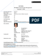 MKTG2006 Digital Communication Management Semester 1 2018 Charles Telfair Inst Mauritius INT PDF