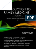 Introduction of Family Medicine