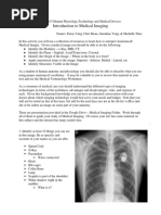 Introduction To Medical Imaging