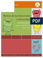 Taller Manejo de Las Emociones y Autoestima PDF