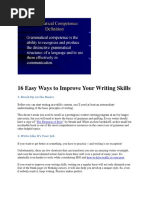 16 Easy Ways To Improve Your Writing Skills