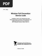 Window Fall Prevention Device Code