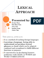 Lexical Approach