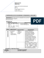 Sesiones de Aprendizaje 4° B