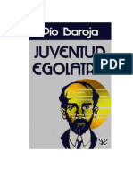 Baroja Pio - Juventud Egolatria