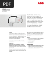 Datasheet Abb Irb 910sc Scara