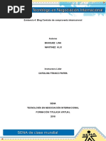 Evidencia 4 Actividad 20 Blog Contrato de Compraventa Internacional