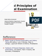 BCS General Principles of Physical Examination