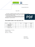 Deviz Reparatie Copiator