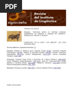 Revista Del Instituto de Lingüística. Signo y Seña. Número 25. 2014