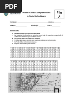 Prueba La Ciudad de Los Césares, Fila A