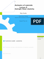 Mechanics of Materials Orthotropic Linear Elasticity: Reijo Kouhia