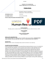 Job Bulletin - Paralegal R9232A