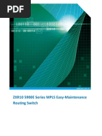 ZXR10 5900E Series Easy-Maintenance Routing Switch Datasheet - en