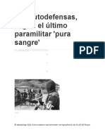 Las Autodefensas Según El Último Paramilitar - Pura Sangre - (Entrevista A Aldo Civico)