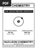 Iit Chemistry: Goc (Electronic Effect)