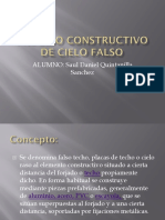 Proceso Constructivo de Cielo Falso