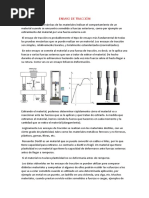 Ensayo de Tracción